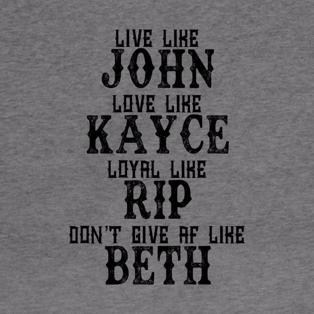 John Kayce Rip Beth by EJTees